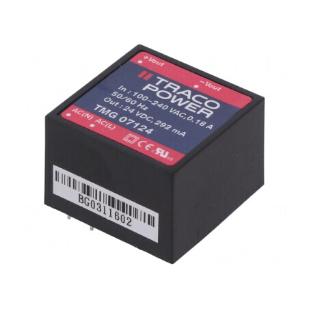 Convertor AC/DC 7W 24VDC TMG 07124 | Electronic-mag.ro | Componente Electronice