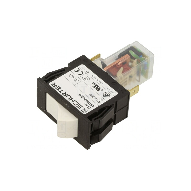 Întrerupător de supracurent 20A MCB | Electronic-mag.ro | Componente Electronice