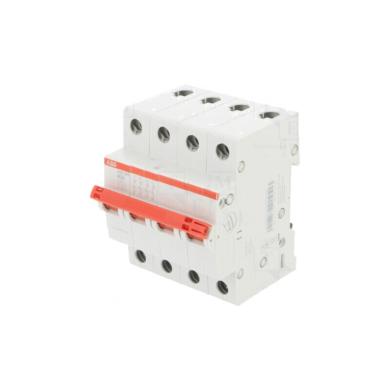 Separator-întrerupător 4P 40A 415VAC pentru șină DIN | Electronic-mag.ro | Componente Electronice