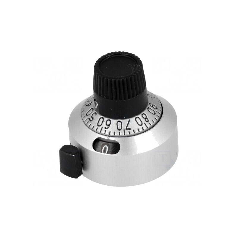 Buton de precizie cu disc selector Ø22,2x22,2mm