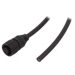Conector Circular Mufă 7 PIN Mamă Cabluri ECOMATE | Electronic-mag.ro | Componente Electronice