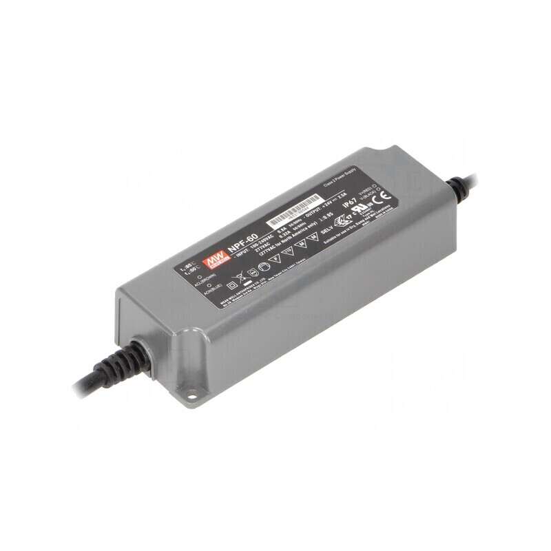 Alimentator LED 60W 30VDC 2A NPF-60-30 | Electronic-mag.ro | Componente Electronice