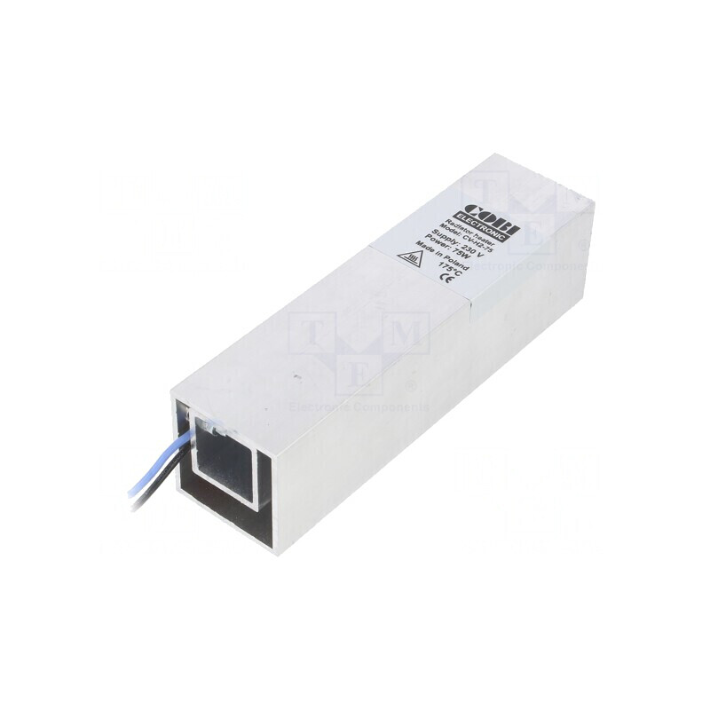 Radiator Electric 75W 230V IP20 40x40x150mm | Electronic-mag.ro | Componente Electronice