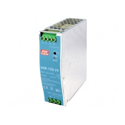 Alimentator Pulsatoriu DIN 120W 24V 5A EDR-120-24 | Electronic-mag.ro | Componente Electronice