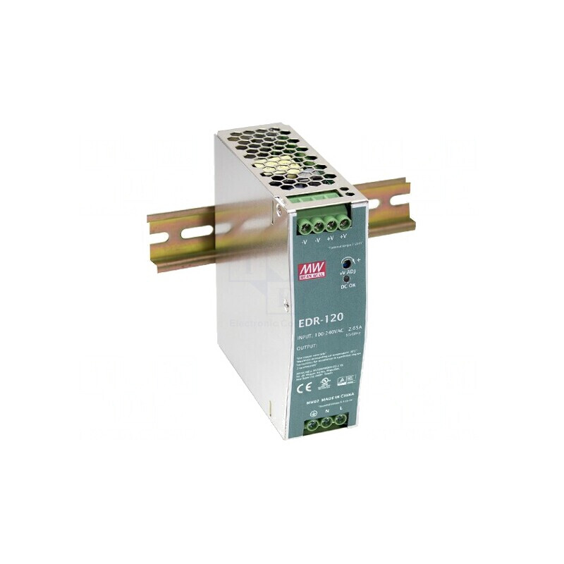 Alimentator Pulsatoriu pentru Șină DIN 120W 48V 2.5A | Electronic-mag.ro | Componente Electronice