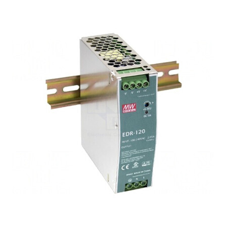 Alimentator Pulsatoriu pentru Șină DIN 120W 48V 2.5A | Electronic-mag.ro | Componente Electronice