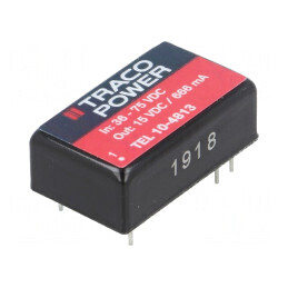 Convertor DC/DC 10W 36-75V la 15V 666mA DIP16 | Electronic-mag.ro | Componente Electronice