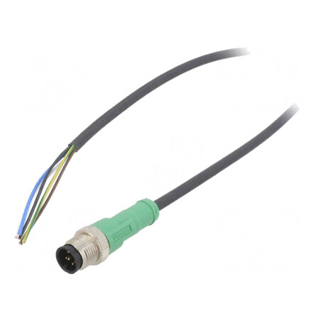 Cablu Conectare M12 5 PIN 10m 60VAC 4A PUR | Electronic-mag.ro | Componente Electronice