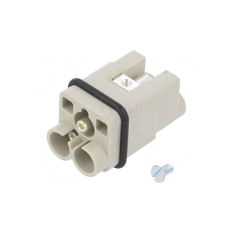 Conector: HDC Han Q dimensiune 3A 21x21mm -40÷125°C tată 400V, 09120022651 | Electronic-mag.ro | Componente Electronice