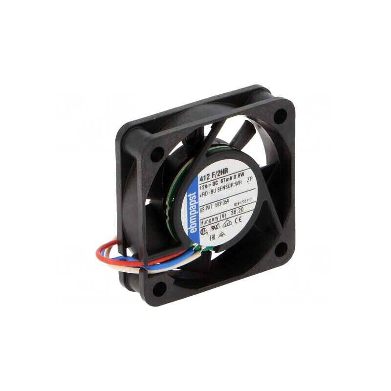 Ventilator DC axial 12V 40mm 10m3/h 26dBA | Electronic-mag.ro | Componente Electronice