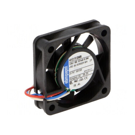 Ventilator DC axial 12V 40mm 10m3/h 26dBA | Electronic-mag.ro | Componente Electronice