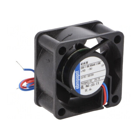 Ventilator Axial 24V DC 40x40x20mm 13m3/h 29dBA | Electronic-mag.ro | Componente Electronice