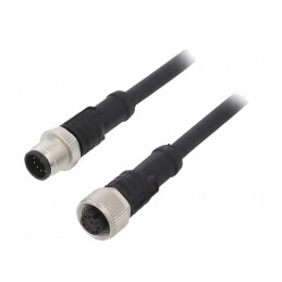 Cablu pentru senzori/automatizări M12-M12 2m | Electronic-mag.ro | Componente Electronice