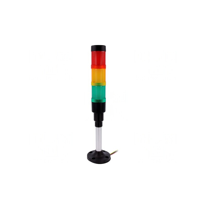 Coloană de Semnalizare LED Roșu/ Galben/ Verde 230V | Electronic-mag.ro | Componente Electronice
