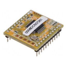 Modul Ethernet ARM Cortex M3 W5500 UART 22 pini WIZ550SR | Electronic-mag.ro | Componente Electronice