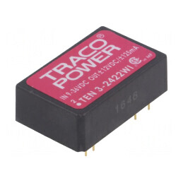 Convertor DC/DC 3W 9-36V la 12V/-12V DIP24 | Electronic-mag.ro | Componente Electronice