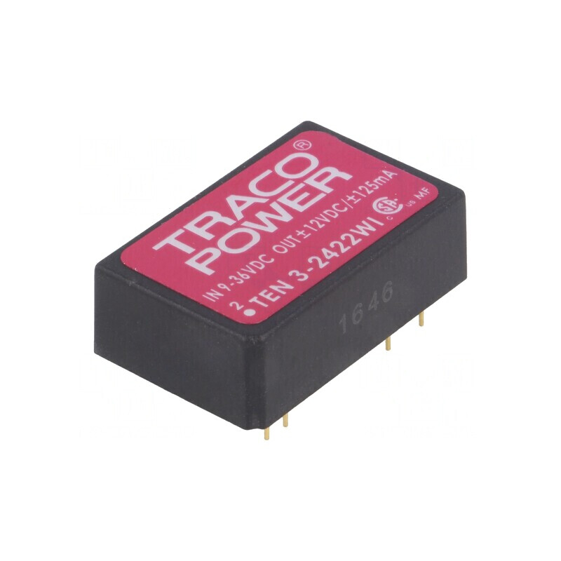 Convertor DC/DC 3W 9-36V la 12V/-12V DIP24 | Electronic-mag.ro | Componente Electronice Convertor DC/DC 3W 9-36V la 12V/-12V DIP24 | Electronic-mag.ro | Componente Electronice