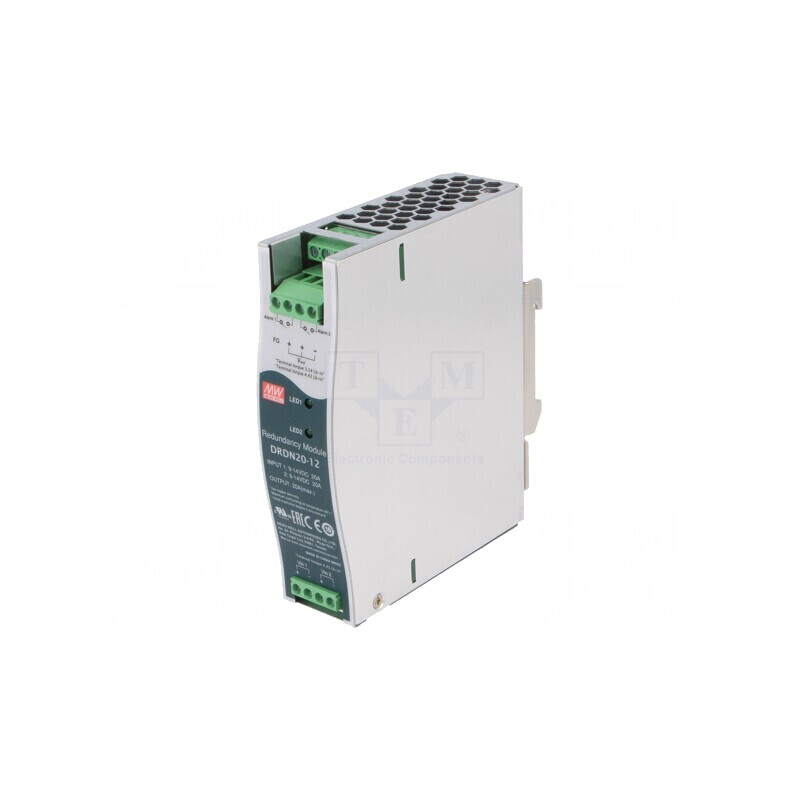 Modul Redundant pentru Șină DIN 12VDC 20A | Electronic-mag.ro | Componente Electronice