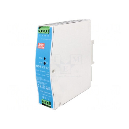 Alimentator Pulsatoriu pentru Șină DIN 75.6W 12V 6.3A | Electronic-mag.ro | Componente Electronice