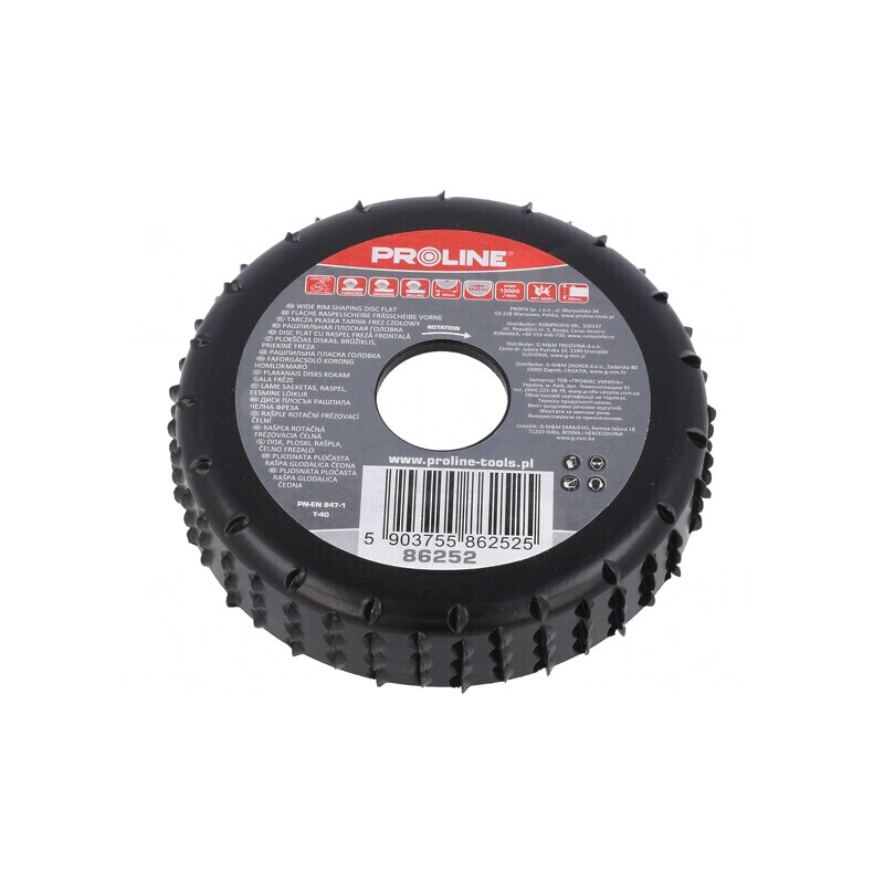 Flat Grinding Wheel with Rasp 90mm | Electronic-mag.ro | Componente Electronice