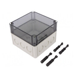 Carcasă Universală Polistiren 130x130x99mm | Electronic-mag.ro | Componente Electronice