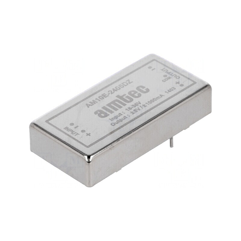 Convertor DC/DC 10W 18-36V la 5V/-5V DIP24 | Electronic-mag.ro | Componente Electronice