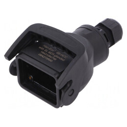 Carcasă pentru Conectori HDC Han-Eco B Dimensiune 6B Drept | Electronic-mag.ro | Componente Electronice