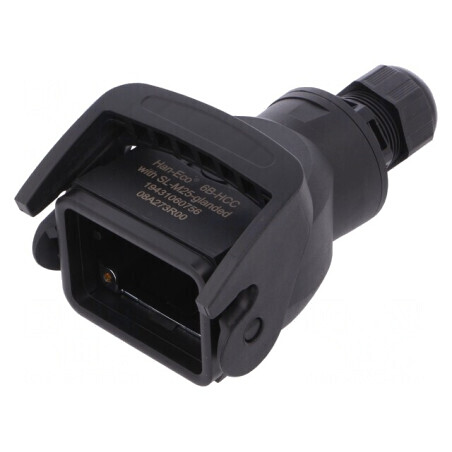 Carcasă pentru Conectori HDC Han-Eco B Dimensiune 6B Drept | Electronic-mag.ro | Componente Electronice