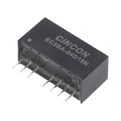 Convertor DC/DC 3W 18-36V la 15V/-15V SIP8 | Electronic-mag.ro | Componente Electronice