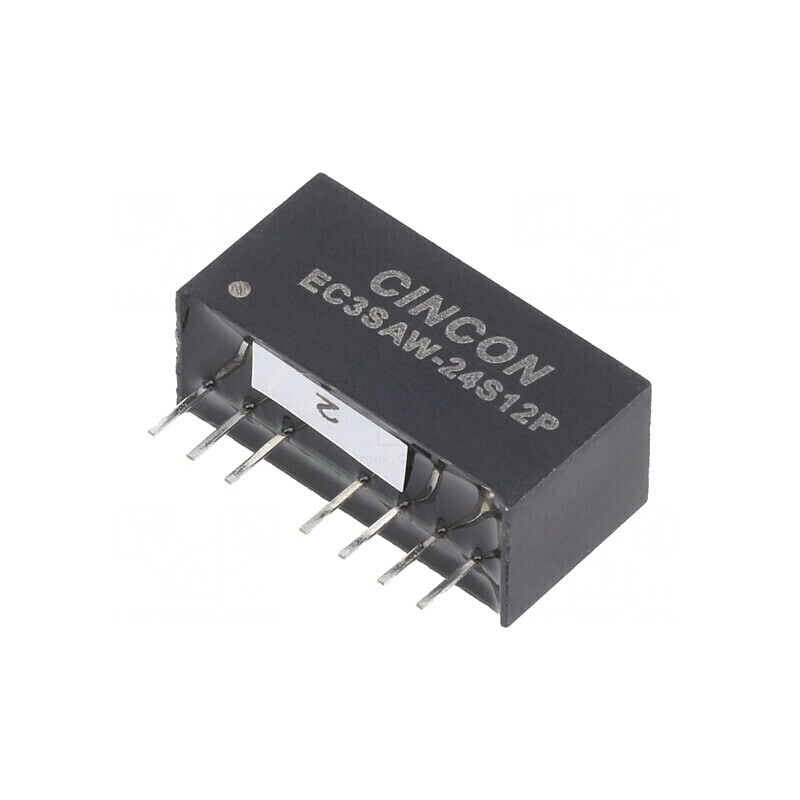 Convertor DC/DC 3W 9-36V la 12V 250mA SIP8 | Electronic-mag.ro | Componente Electronice