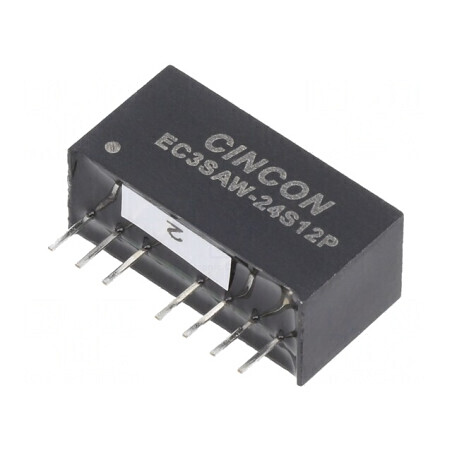 Convertor DC/DC 3W 9-36V la 12V 250mA SIP8 | Electronic-mag.ro | Componente Electronice