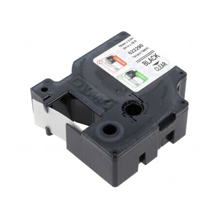 Bandă Transparentă 19mm x 5.5m Neagră | Electronic-mag.ro | Componente Electronice
