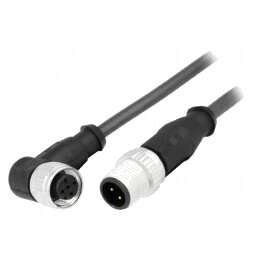 Cablu Senzori Automatizări 4PIN M12-M12 7,5m | Electronic-mag.ro | Componente Electronice