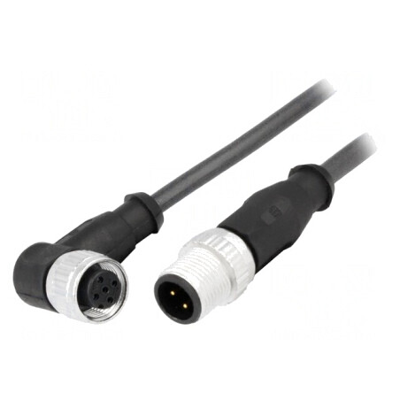 Cablu Senzori Automatizări 4PIN M12-M12 7,5m | Electronic-mag.ro | Componente Electronice