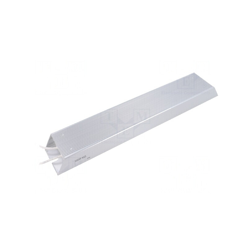 Rezistor Bobinat cu Radiator 40Ω 500W ±5% | Electronic-mag.ro | Componente Electronice