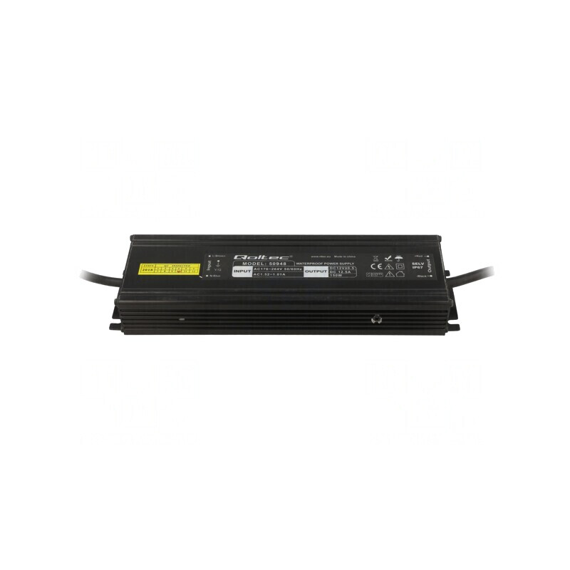 Alimentator LED 150W 12V 12,5A IP67 | Electronic-mag.ro | Componente Electronice