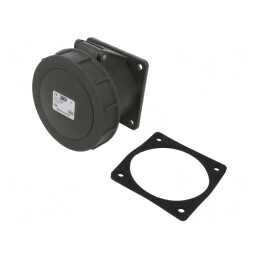 Conector Alimentare AC Trifazat Soclu Mamă 32A 230VAC IP67 | Electronic-mag.ro | Componente Electronice