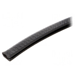 Ecran PVC Negru 10m x 9,5mm | Electronic-mag.ro | Componente Electronice