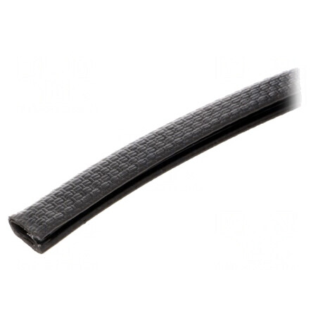 Ecran PVC Negru 10m x 9,5mm | Electronic-mag.ro | Componente Electronice