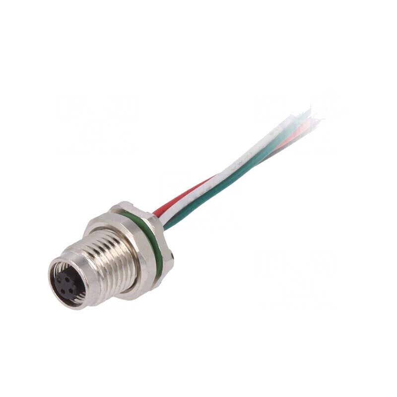 Conector M5 4 PIN IP67 60V 100mm 1A | Electronic-mag.ro | Componente Electronice