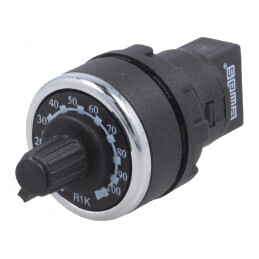 Potentiometru 22mm IP65 BPR01K | Electronic-mag.ro | Componente Electronice