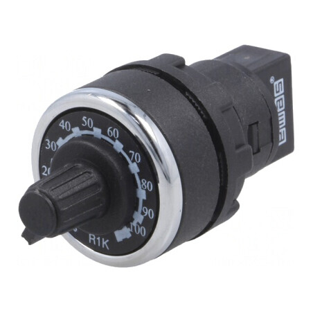 Potentiometru 22mm IP65 BPR01K | Electronic-mag.ro | Componente Electronice
