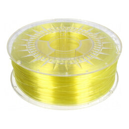 Filament PET-G 1,75mm Transparent Galben 1kg | Electronic-mag.ro | Componente Electronice