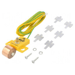 Sistem de împământare cu cablu ESD 1MΩ 2m | Electronic-mag.ro | Componente Electronice
