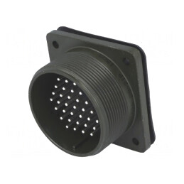 Conector circular din aluminiu 28 MS/DS | Electronic-mag.ro | Componente Electronice