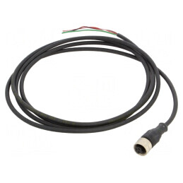 Cablu de conectare UNF 1/2-20 2m 250VAC 4A | Electronic-mag.ro | Componente Electronice