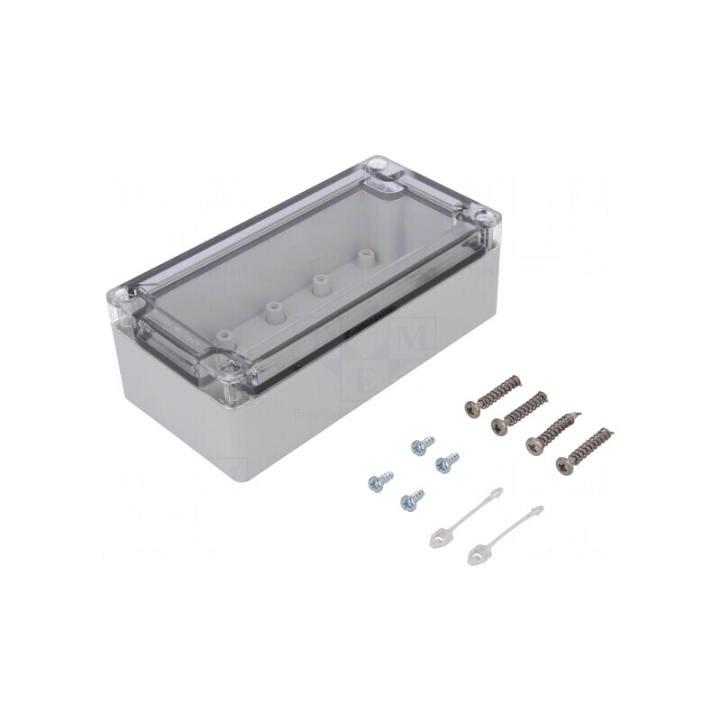 Carcasă universală gri ABS 82x162x55mm IK07 | Electronic-mag.ro | Componente Electronice