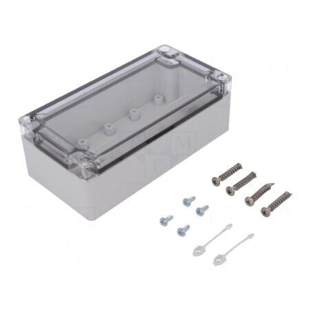 Carcasă universală gri ABS 82x162x55mm IK07 | Electronic-mag.ro | Componente Electronice