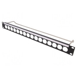 Adaptor de montare | patch panel | RACK | înşurubare | Înălţime: 1U | CP30150