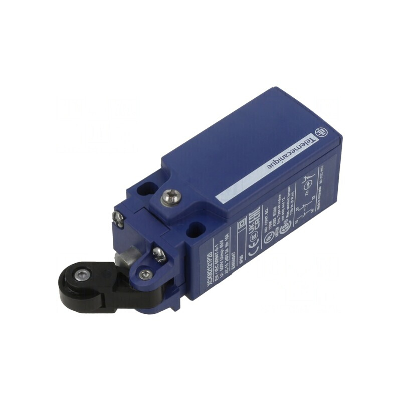 Limitator Cursă Manetă cu Rola Plastic 14mm 10A | Electronic-mag.ro | Componente Electronice
